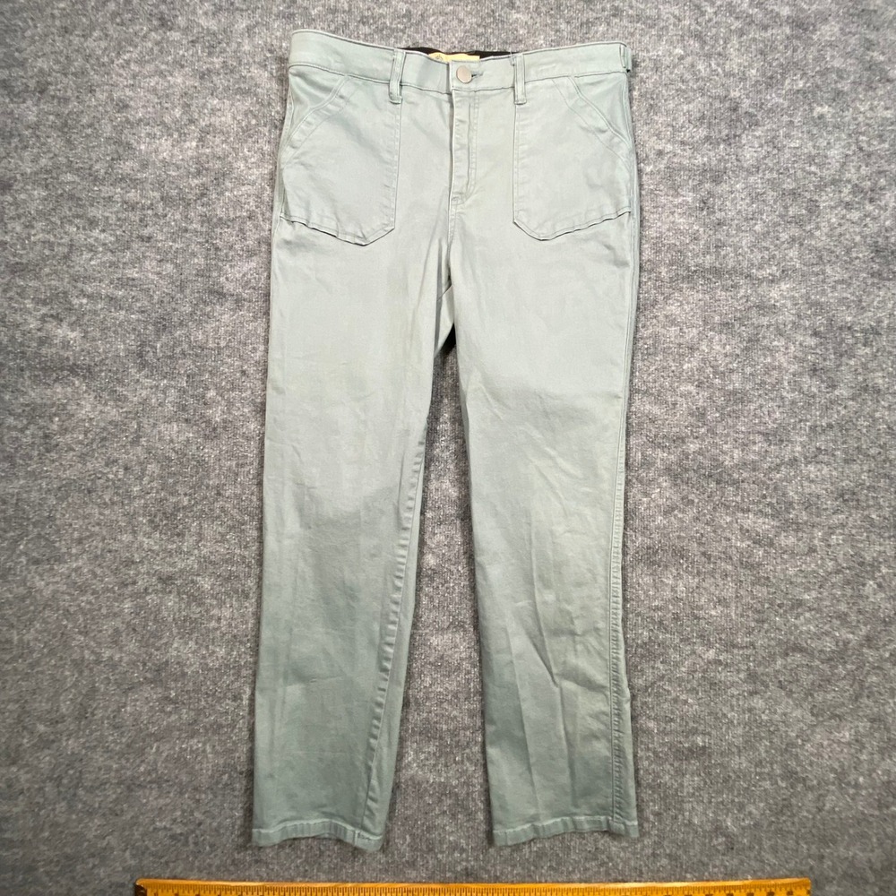 Democracy Ab Technology Sage Green Utility Straight Leg Pants Womens 12